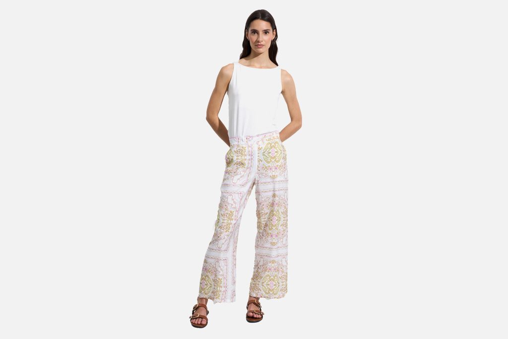 PANTALON ELDA ROSA FLORAL