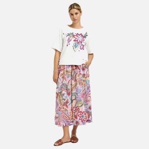 MISTIGRI TSH WHITE FLOWERS – Image 4
