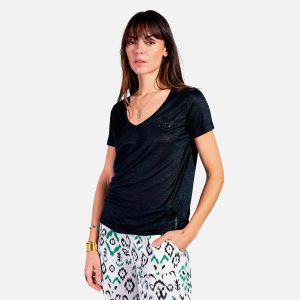 TSHIRT BRUNILDE NOIR - Image 2