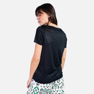 TSHIRT BRUNILDE NOIR - Image 3