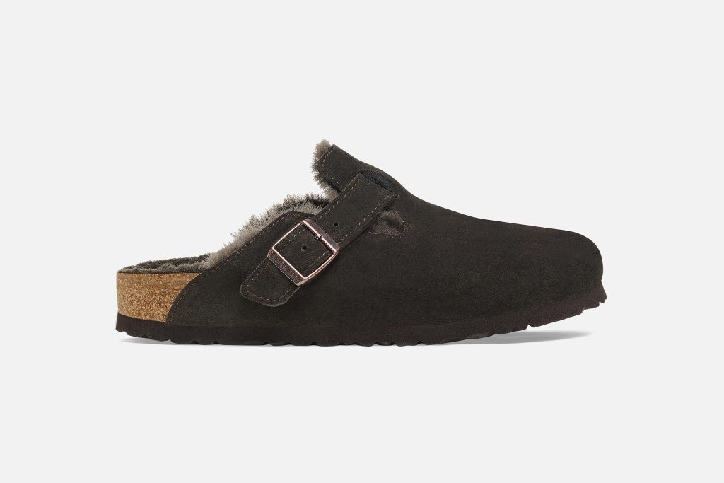BOSTON SUEDE SHEARLING MOCCA