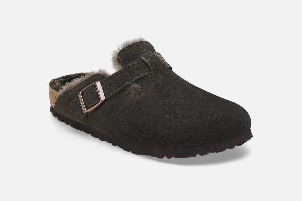 BOSTON SUEDE SHEARLING MOCCA