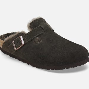 BOSTON SUEDE SHEARLING MOCCA – Image 2