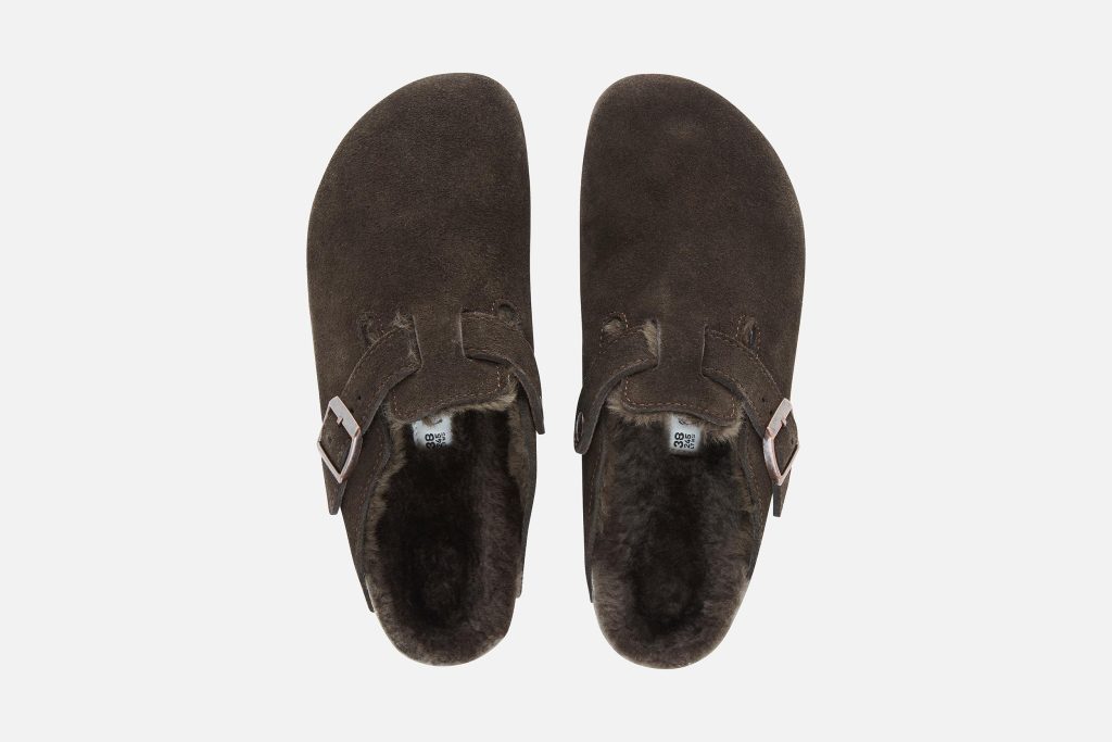BOSTON SUEDE SHEARLING MOCCA