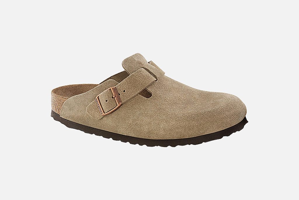 BOSTON SUEDE TAUPE NARROW