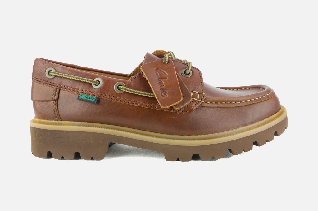 CLEYHILL BOAT BROWN LEATHER