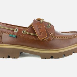CLEYHILL BOAT BROWN LEATHER – Image 1