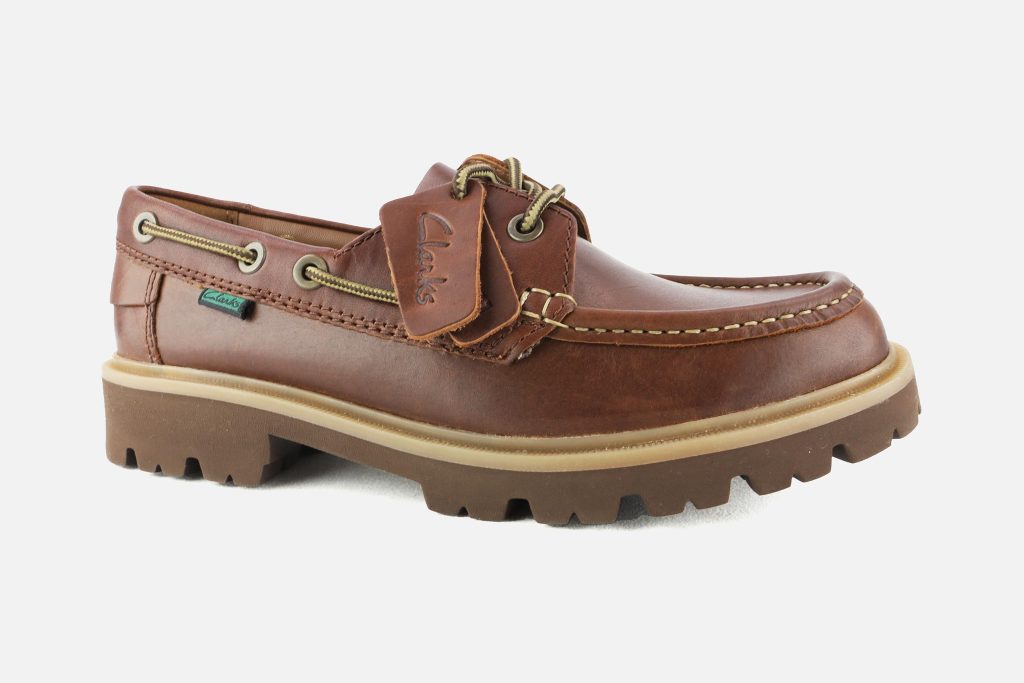 CLEYHILL BOAT BROWN LEATHER