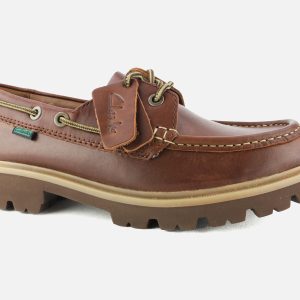 CLEYHILL BOAT BROWN LEATHER – Image 2