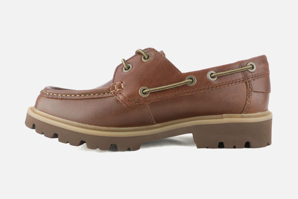 CLEYHILL BOAT BROWN LEATHER