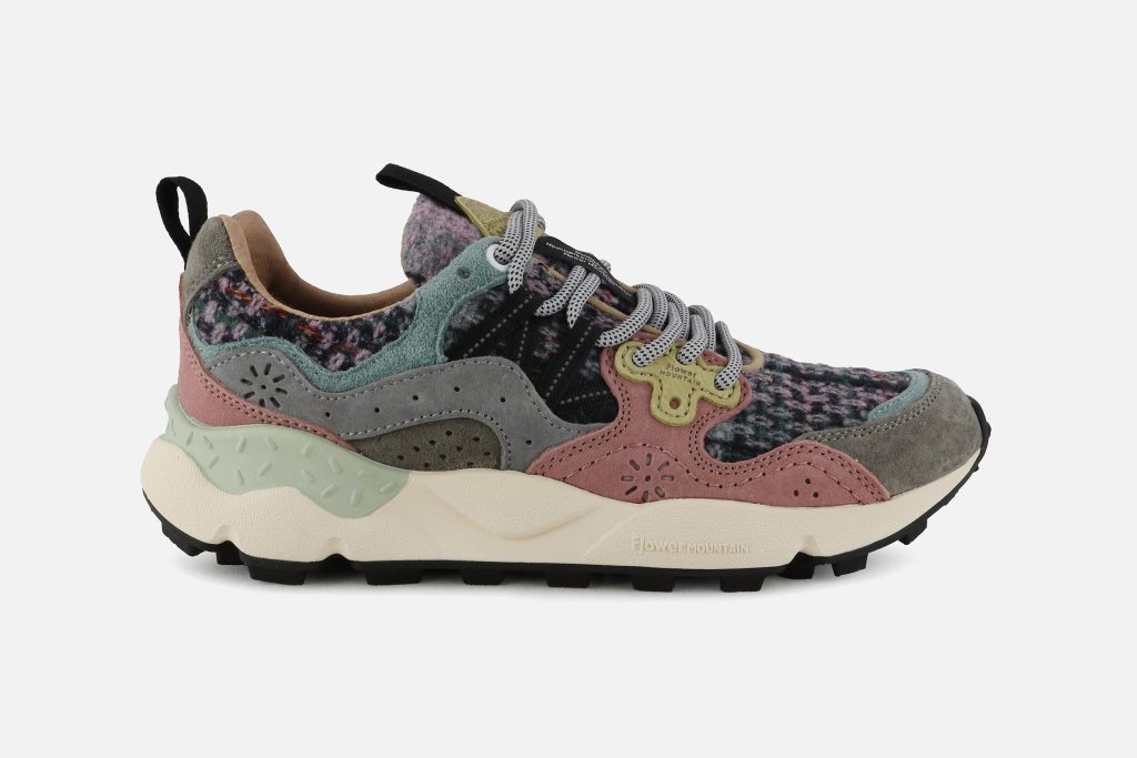YAMANO 3 CHECK GREY PURPLE MULTI