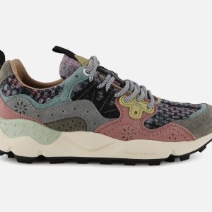 YAMANO 3 CHECK GREY PURPLE MULTI - Image 1