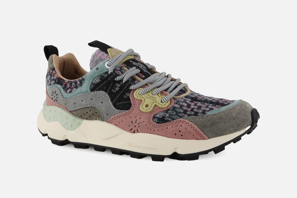 YAMANO 3 CHECK GREY PURPLE MULTI