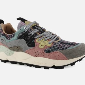 YAMANO 3 CHECK GREY PURPLE MULTI - Image 2
