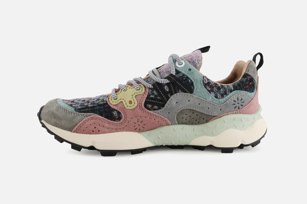 YAMANO 3 CHECK GREY PURPLE MULTI