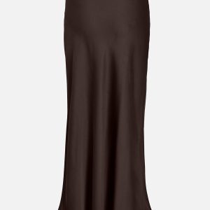 VIELLETTE HW MIDI SKIRT COFFEE BEAN – Image 2