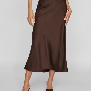 VIELLETTE HW MIDI SKIRT COFFEE BEAN – Image 5