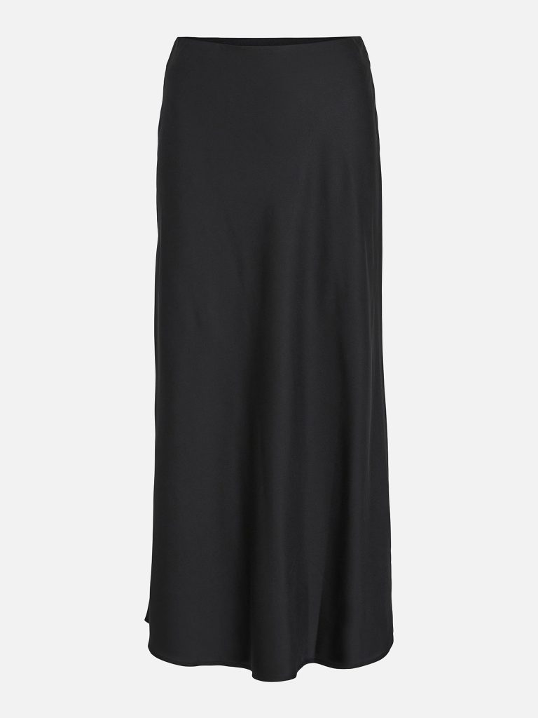 VIELLETTE HW MIDI SKIRT BLACK