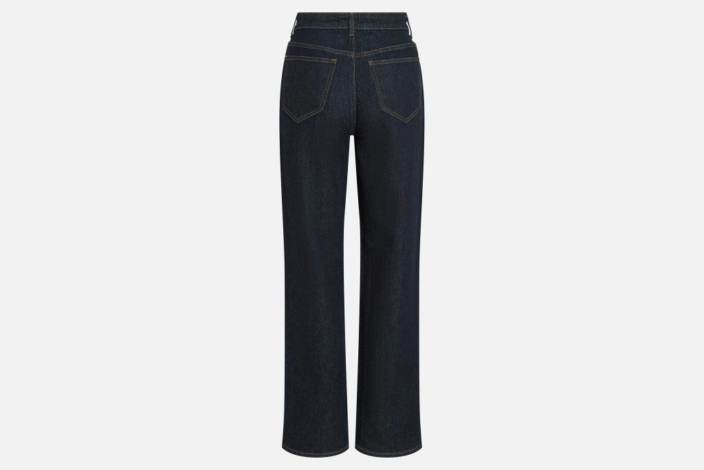 VIKELLY JAF HW STRAIGHT JEANS DARK BLUE 32