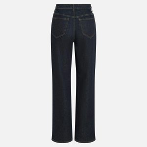 VIKELLY JAF HW STRAIGHT JEANS DARK BLUE 32 - Image 2