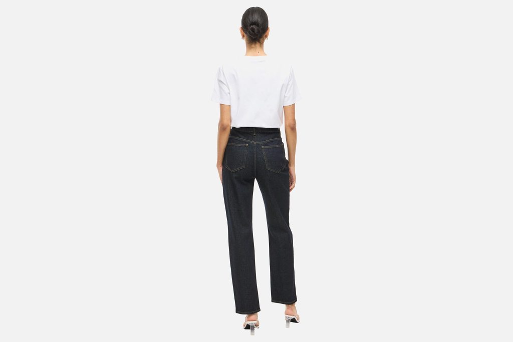 VIKELLY JAF HW STRAIGHT JEANS DARK BLUE 32