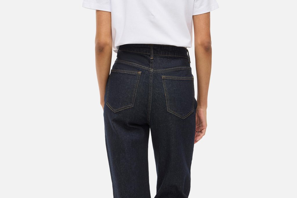 VIKELLY JAF HW STRAIGHT JEANS DARK BLUE 32