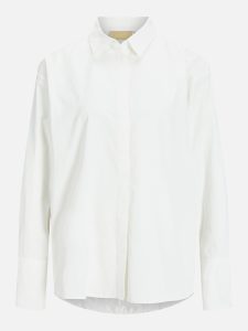 JXCARO POPLIN LS RLX SHIRT NOOS BLANC