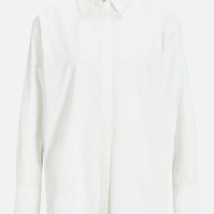 JXCARO POPLIN LS RLX SHIRT NOOS BLANC – Image 1