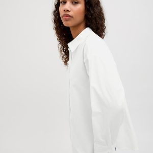 JXCARO POPLIN LS RLX SHIRT NOOS BLANC – Image 4