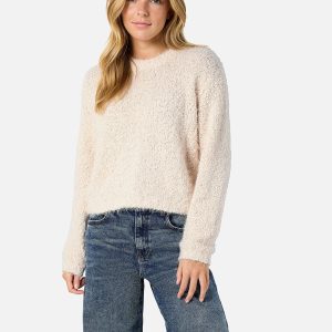 NMSASSY LS ONECK KNIT FWD EGGNOGG – Image 5