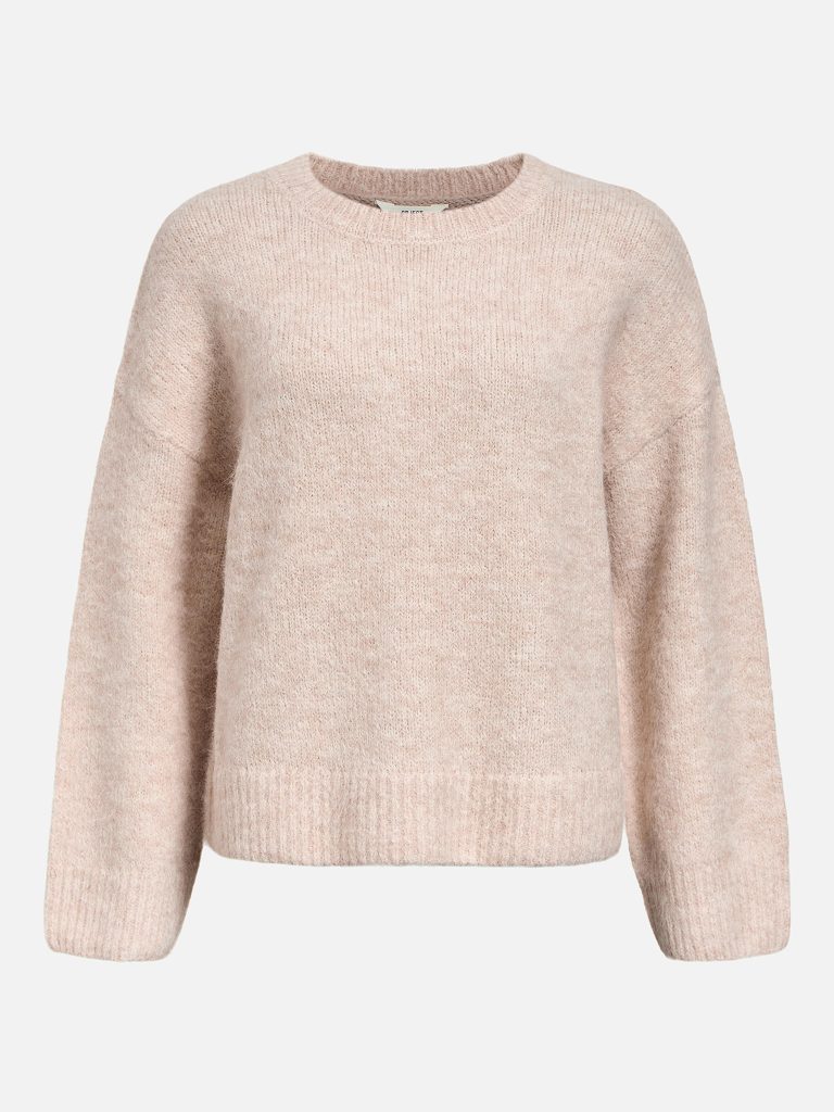 OBJSAGGIA LS LO PULLOVER HUMUS MELANGE
