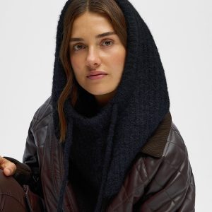 OBJMILU KNIT BALACLAVA BLACK – Image 3