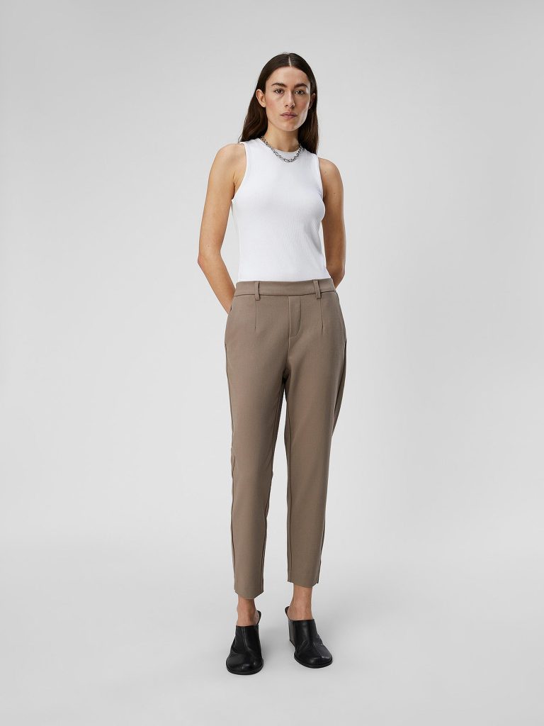 OBJLISA SLIM PANT NOOS FOSSIL