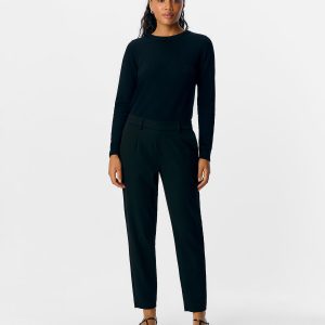OBJLISA SLIM PANT NOOS BLACK – Image 3