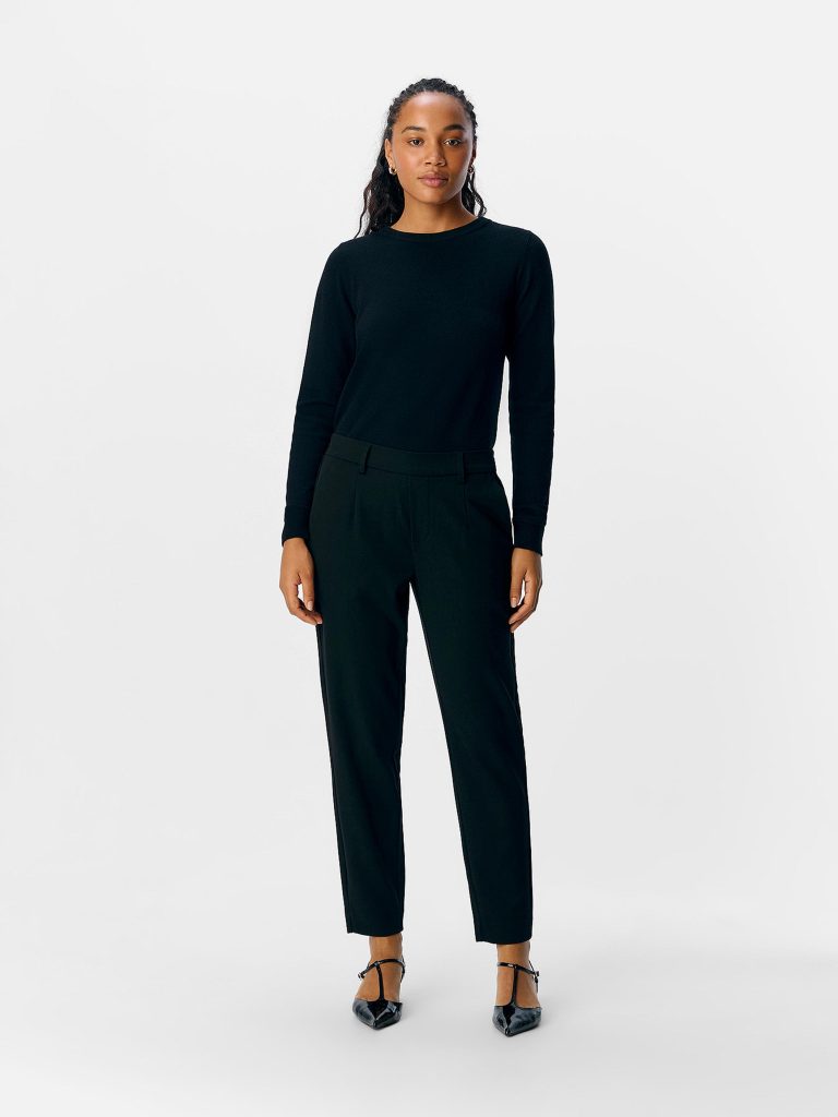 OBJLISA SLIM PANT NOOS BLACK