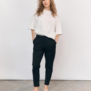OBJLISA SLIM PANT NOOS BLACK – Image 5