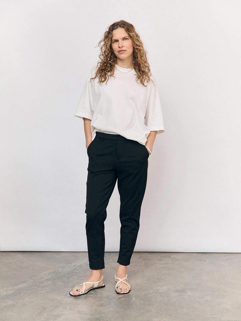 OBJLISA SLIM PANT NOOS BLACK