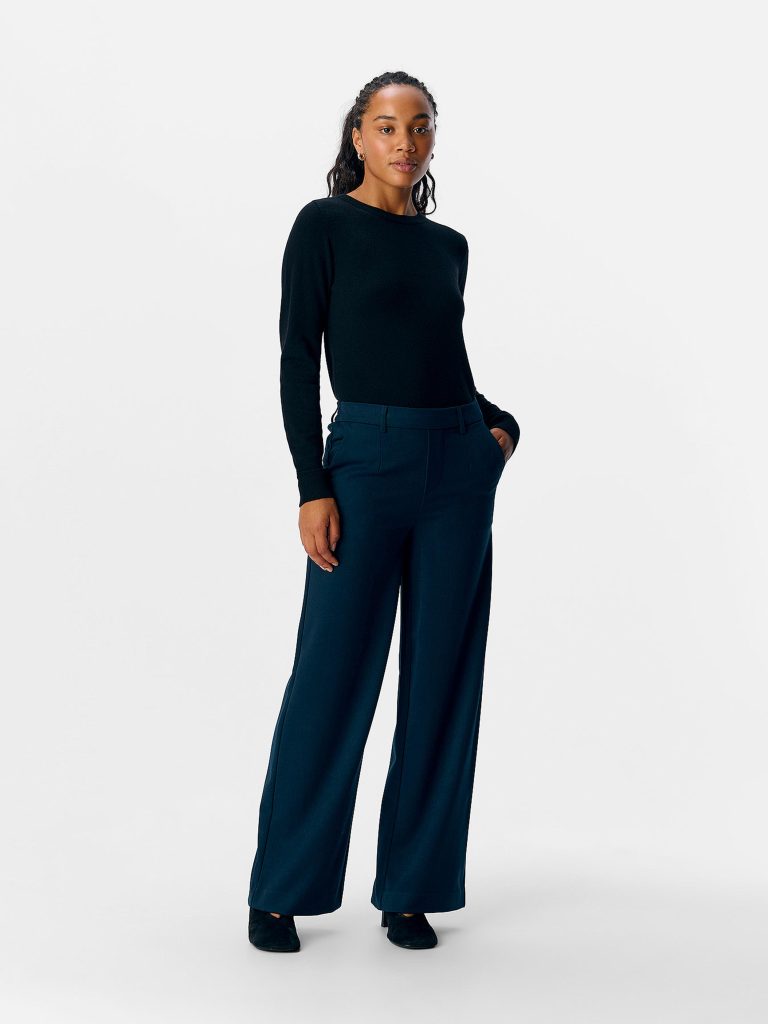 OBJLISA WIDE PANT NOOS SKY CAPTAIN