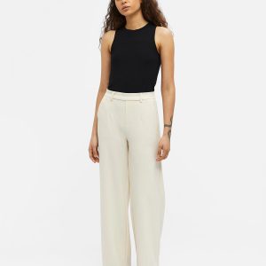 OBJLISA WIDE PANT NOOS SANDSHELL – Image 3