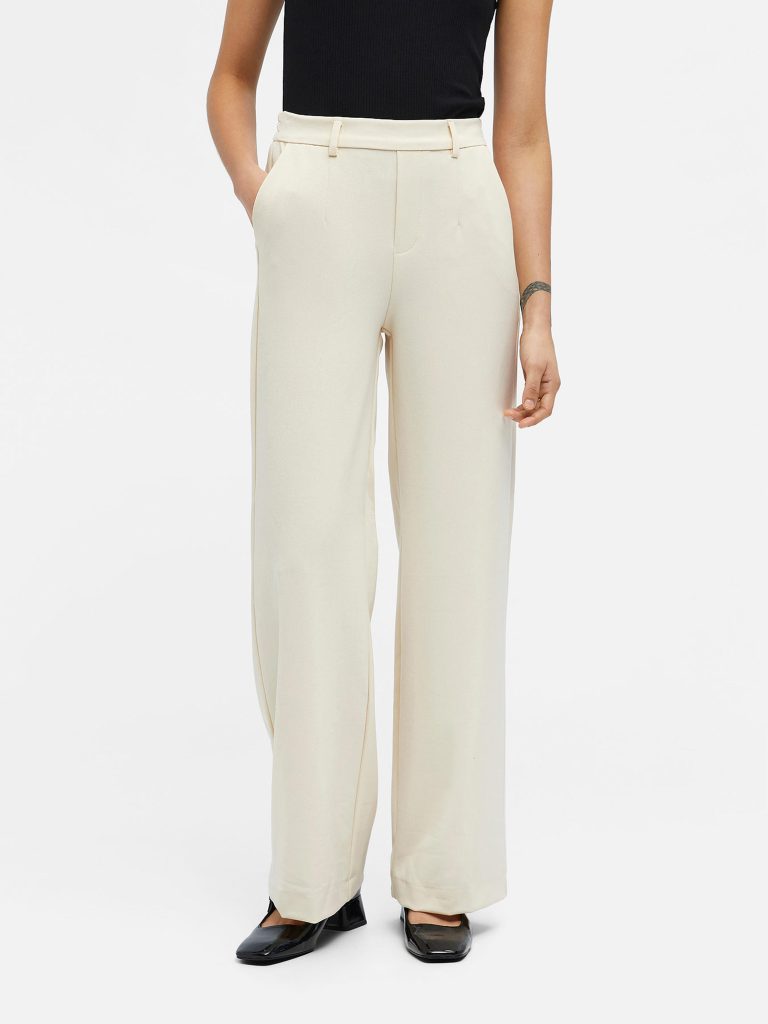 OBJLISA WIDE PANT NOOS SANDSHELL