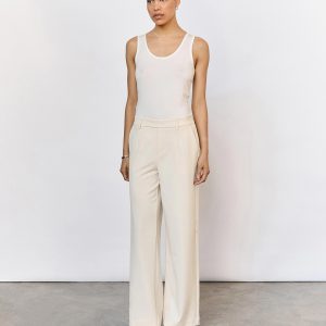 OBJLISA WIDE PANT NOOS SANDSHELL – Image 5