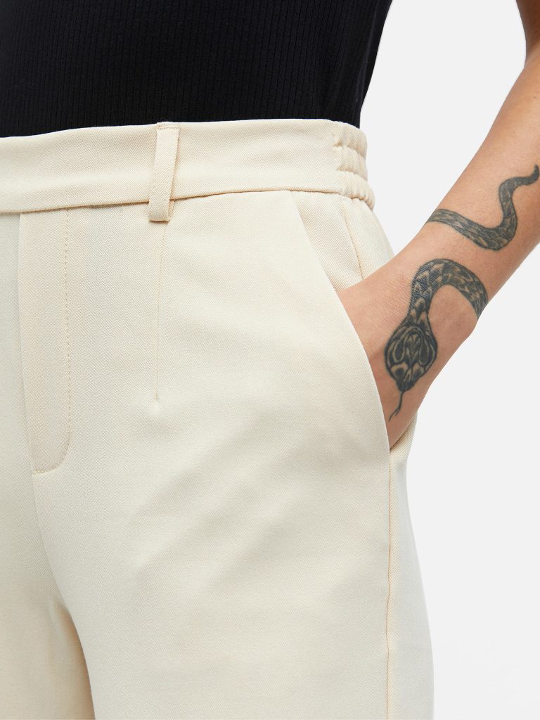 OBJLISA WIDE PANT NOOS SANDSHELL