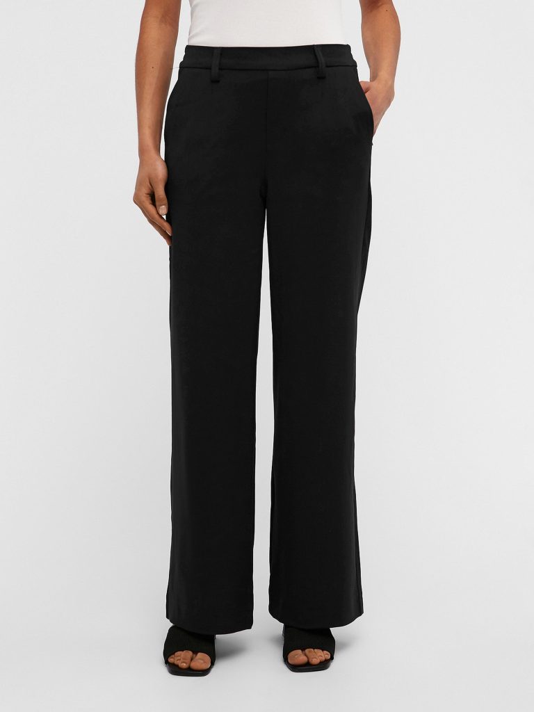 OBJLISA WIDE PANT NOOS BLACK