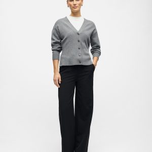 OBJLISA WIDE PANT NOOS BLACK - Image 3
