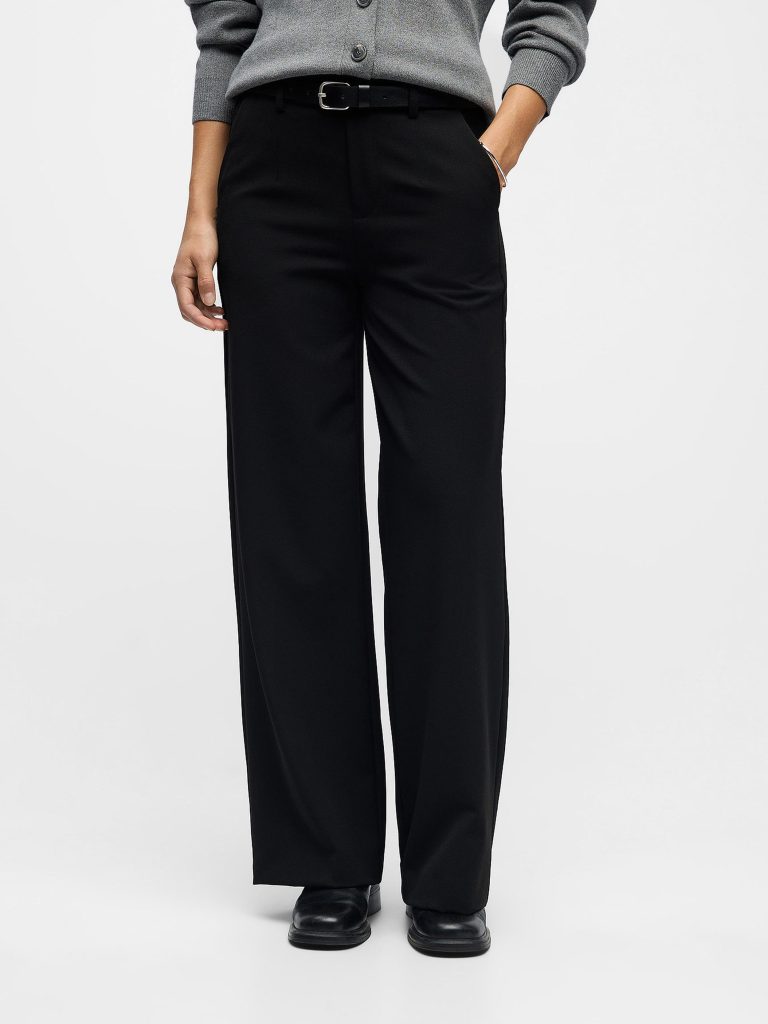 OBJLISA WIDE PANT NOOS BLACK