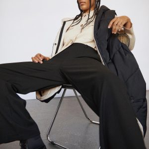 OBJLISA WIDE PANT NOOS BLACK - Image 5