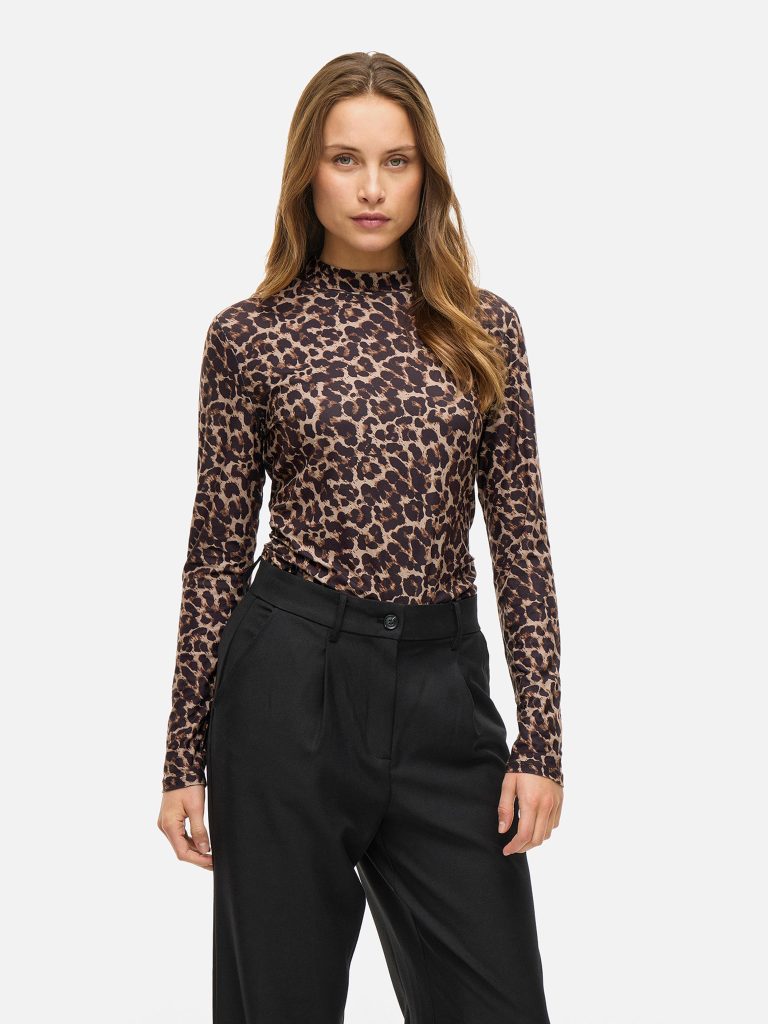 VILEOA LS HIGH NECK TOP NOMAD LEO