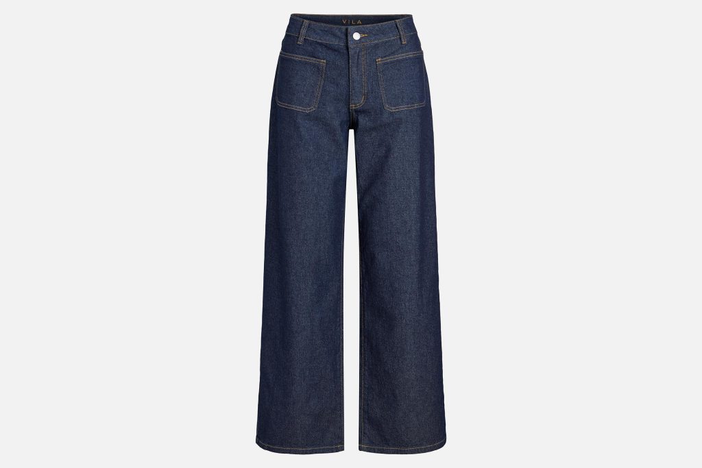 VIFLORIE RW WIDE POCKET JEANS DK BLUE DNM