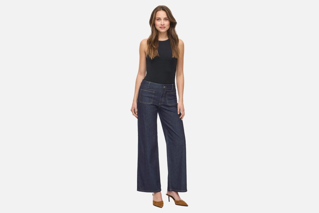 VIFLORIE RW WIDE POCKET JEANS DK BLUE DNM