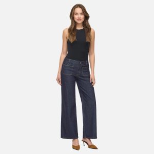 VIFLORIE RW WIDE POCKET JEANS DK BLUE DNM – Image 2